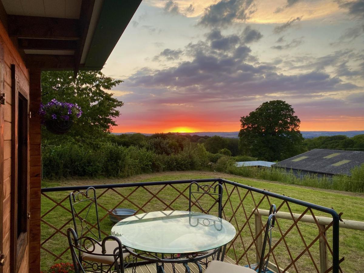 Cherry Tree Glamping Lodge Wellington  Bagian luar foto